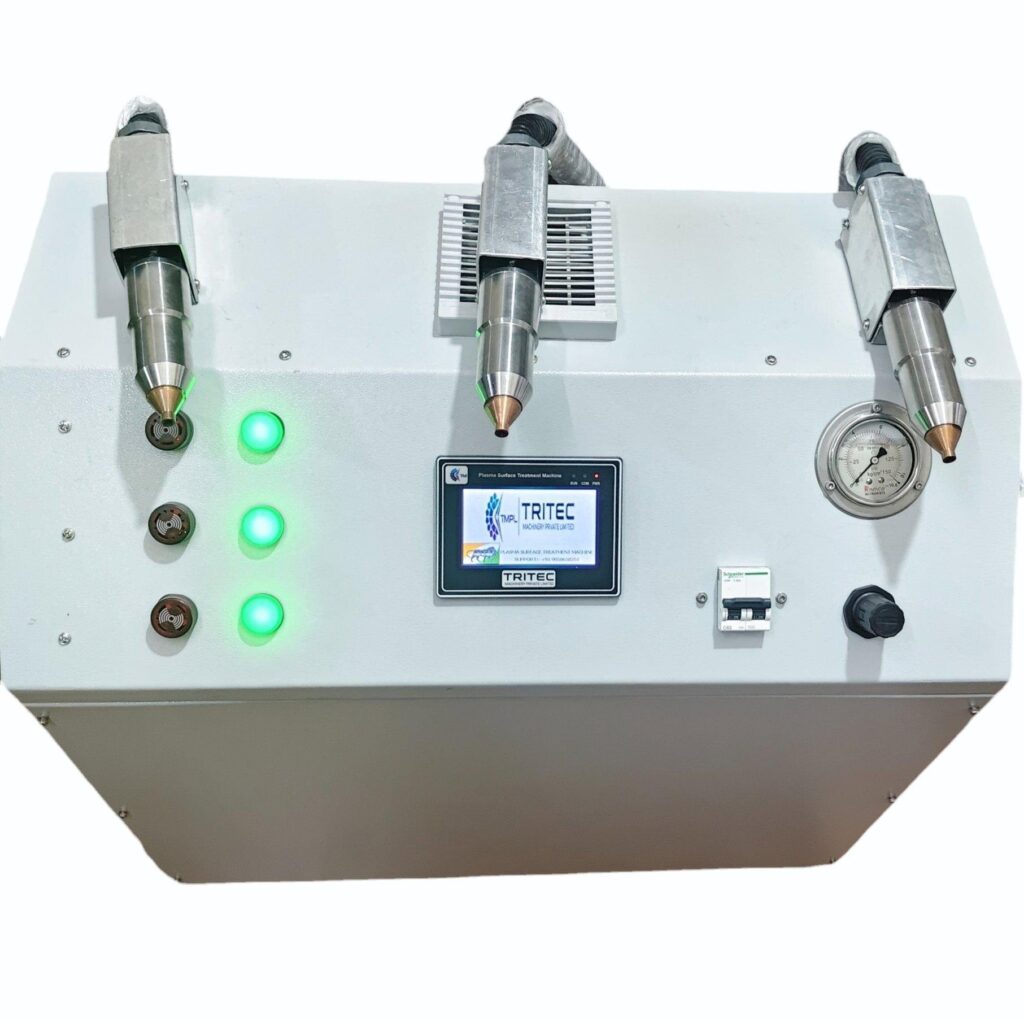 Triple head static plasma machine